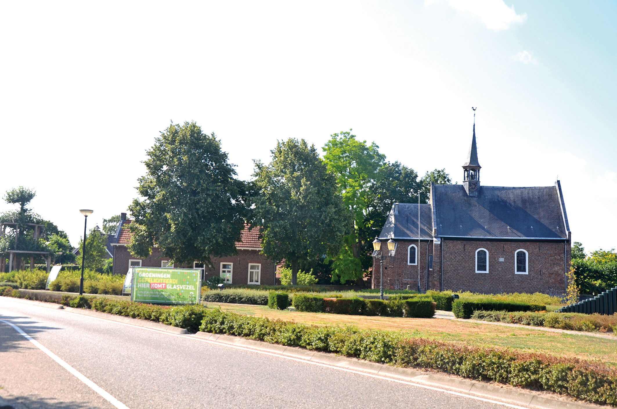 De kapel in Groeningen van ‘Sint-Antonius met ’t varken’.